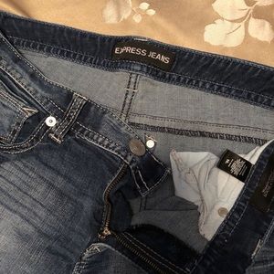 Express Stella low rise jeans